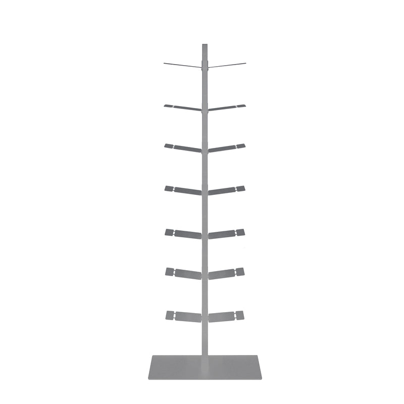 Radius Design - Booksbaum Standregal | big double / silber