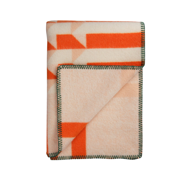 Røros Tweed - Kvam Wolldecke | orange