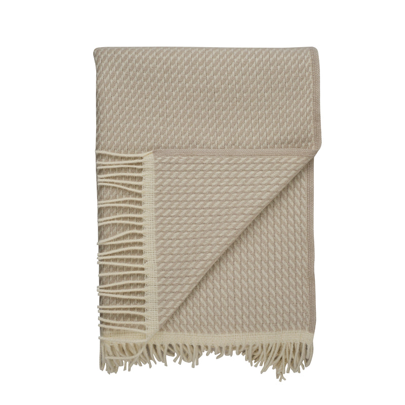 Røros Tweed - Mello Wolldecke | warm grey