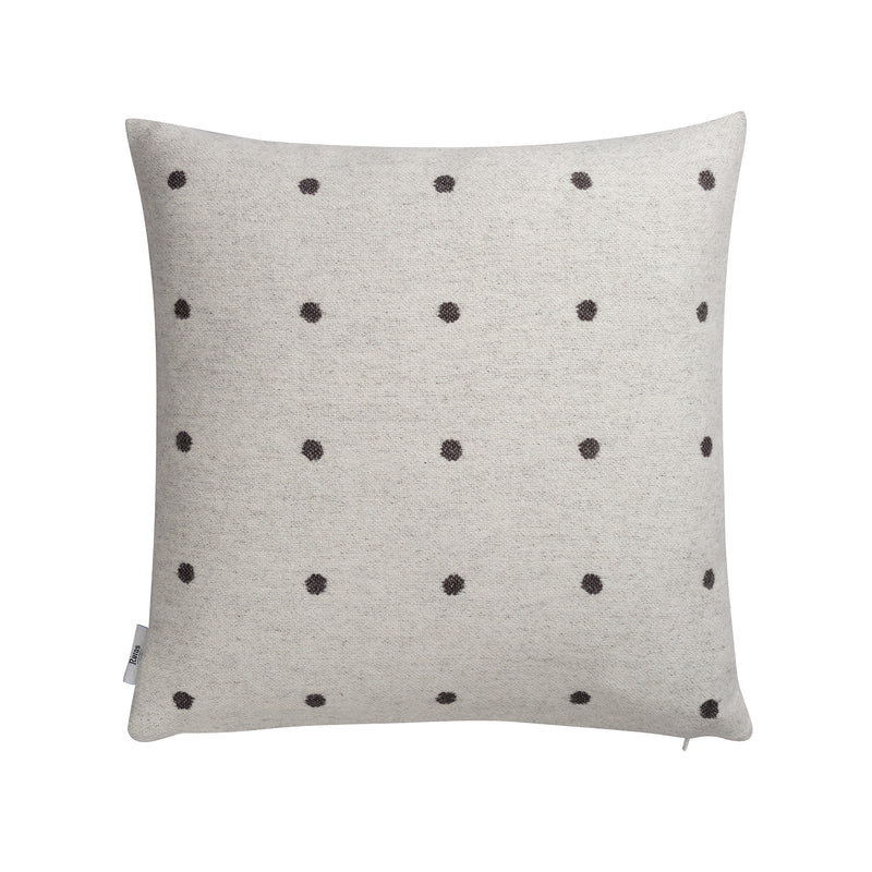 Røros Tweed - Pastille Kissen | schwarz/weiß