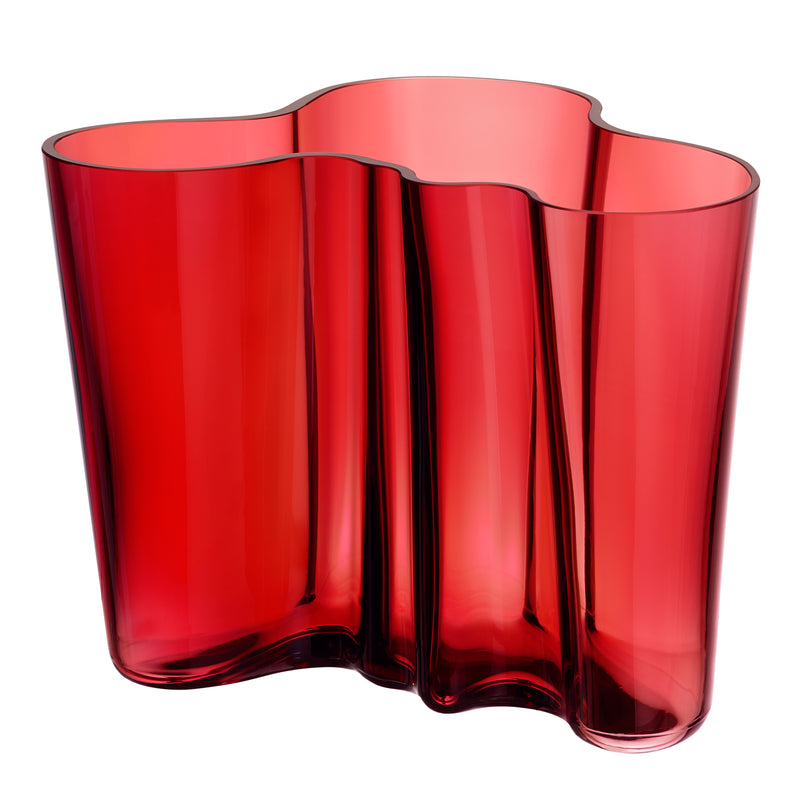 Iittala - Aalto Vase Savoy 160 mm | cranberry