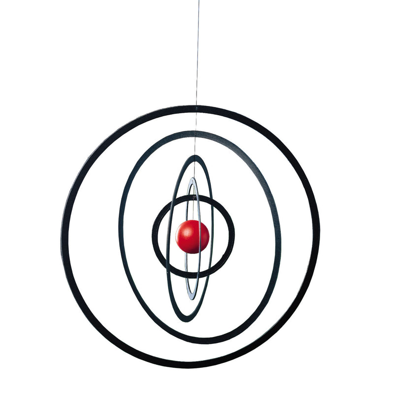 Flensted Mobiles - Science Fiction Mobile | rund / schwarz/rot