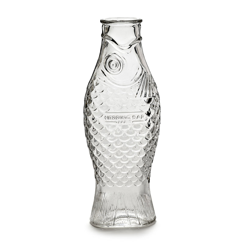 Serax - Fish & Fish Glasflasche | transparent