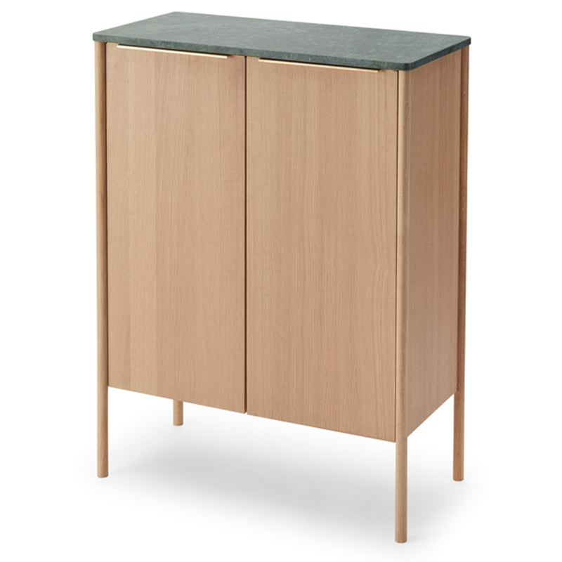 Fritz Hansen - Skagerak Jut High Cabinet | Marmor grün
