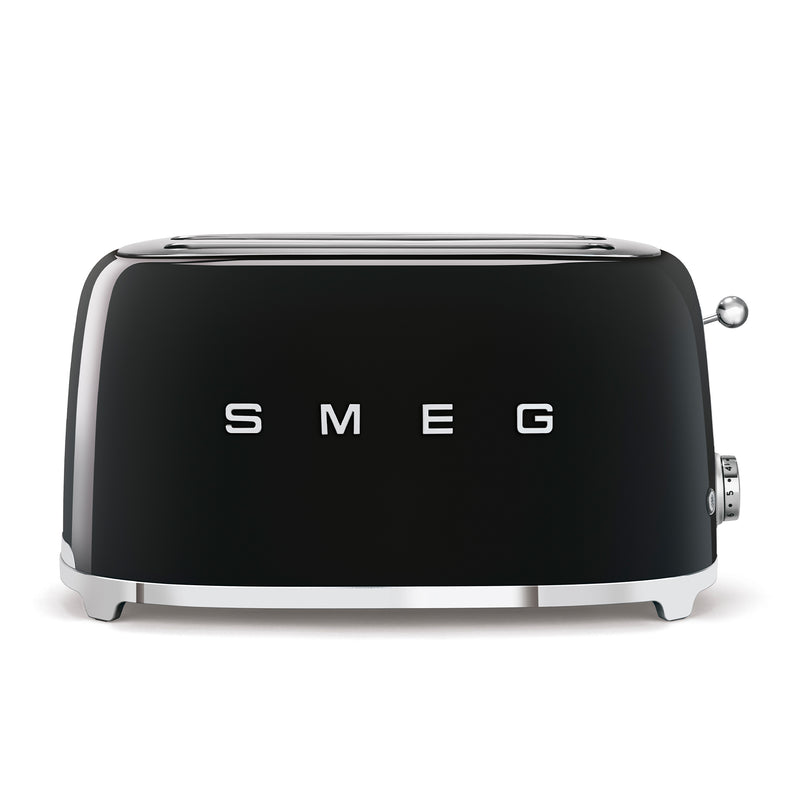 Smeg - 2-Schlitz Toaster lang TSF02 | Schwarz