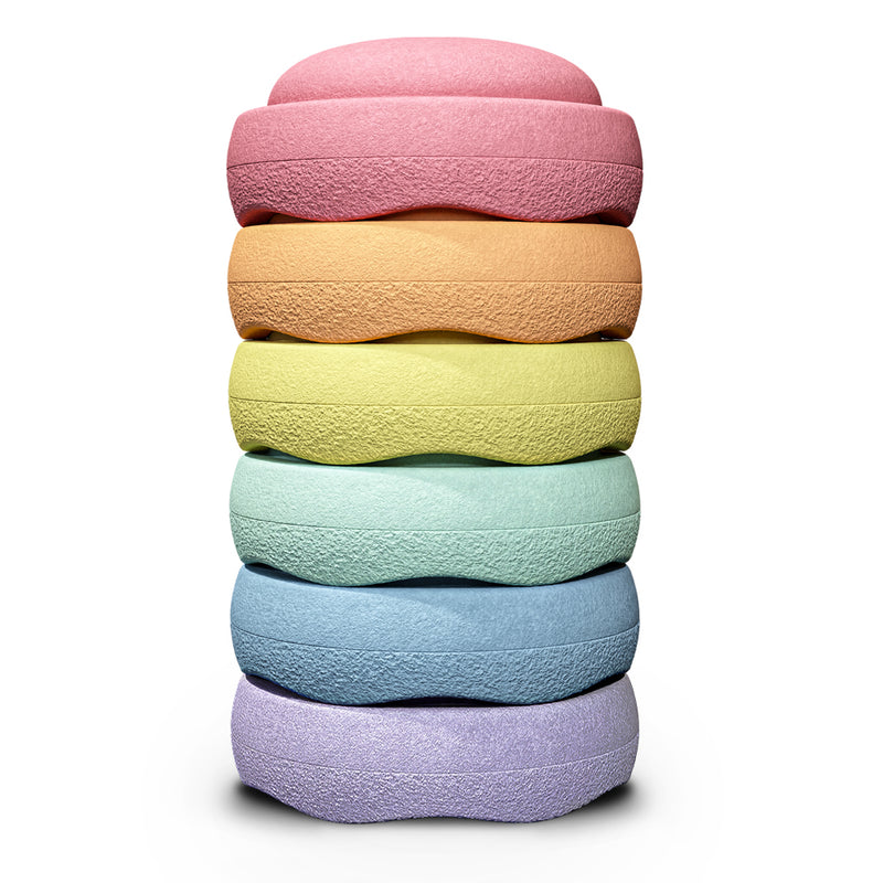 Stapelstein® - Original Grow | 6er-Set / rainbow pastel