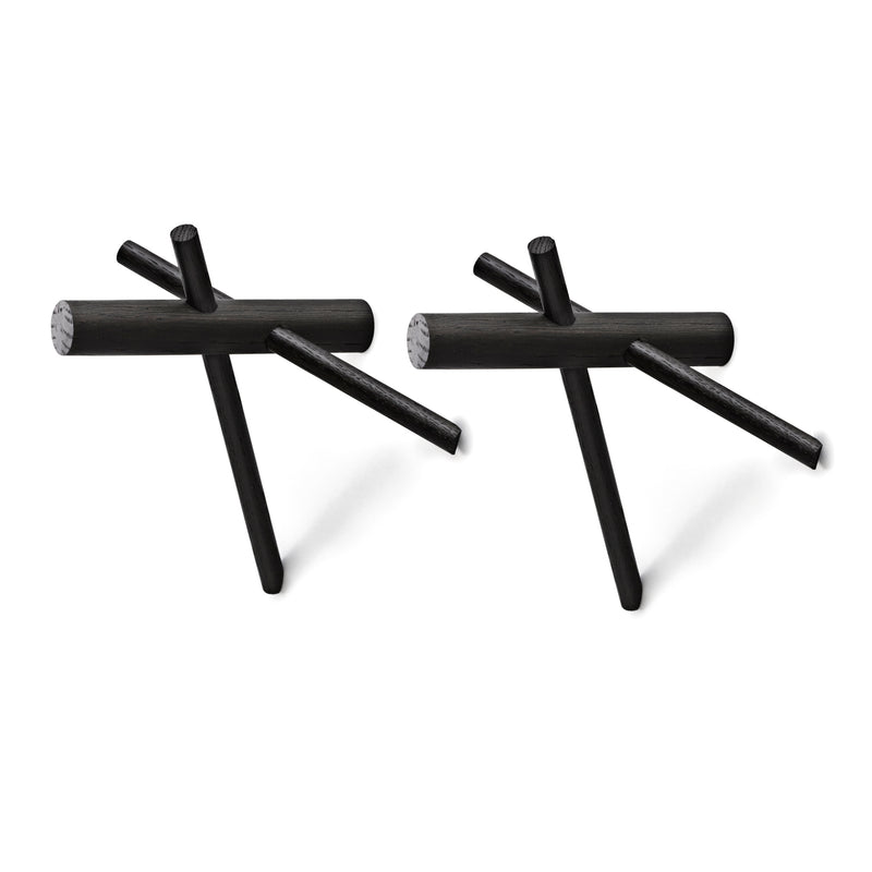 Normann Copenhagen - Sticks Wandhaken | schwarz