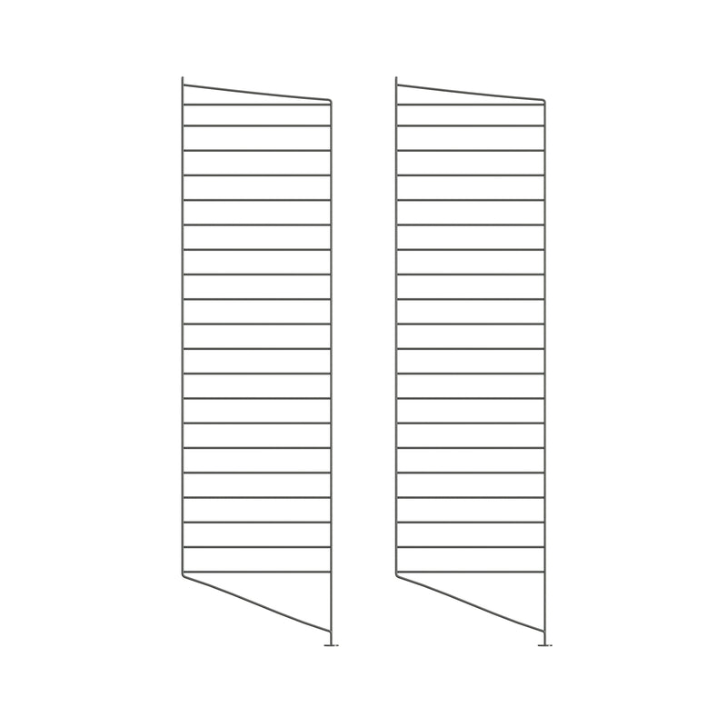 String - Bodenleiter | 2er Set / 115 x 30 cm / dunkelgrau