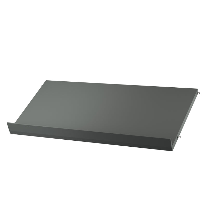 String - Magazin-Ablage (Holz) | 78 x 30 cm / dunkel grau