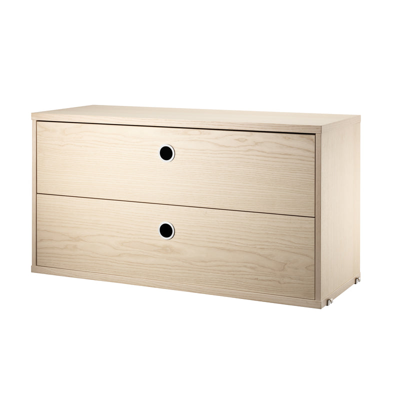 String - Schrankmodul mit Schubladen | 78 x 30 cm / Esche