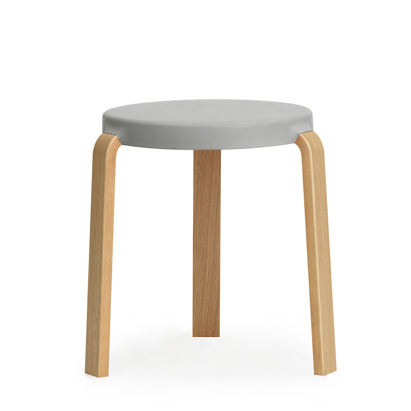 Normann Copenhagen - Tap Hocker | grau / Eiche