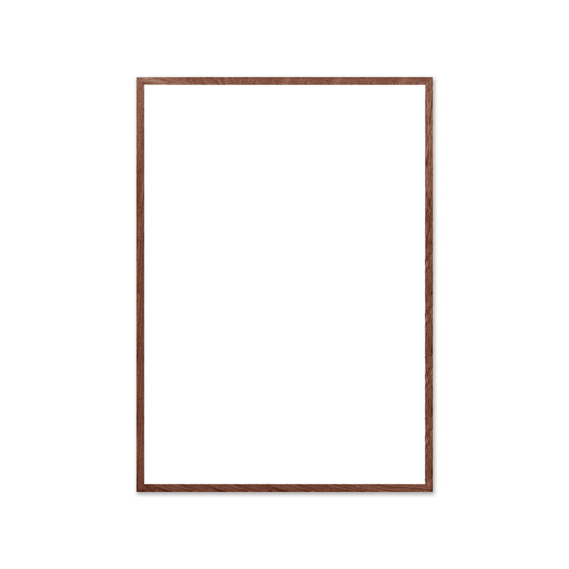 The Poster Club - Bilderrahmen Eiche braun | Echtglas / 50 x 70 cm
