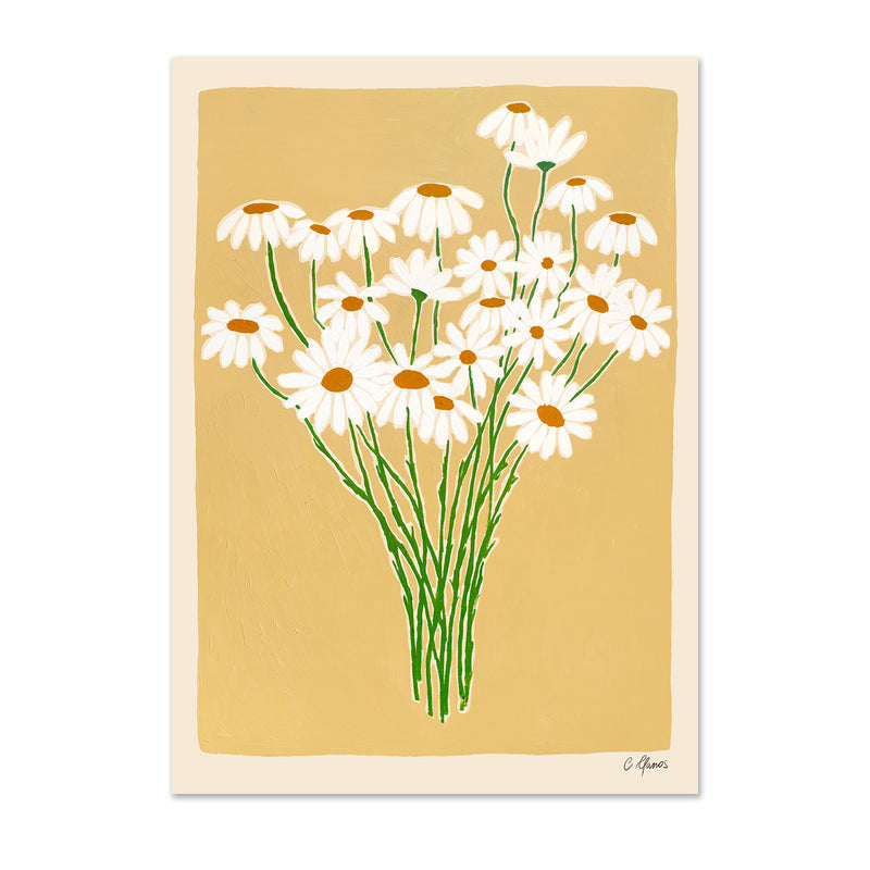 The Poster Club - Daisies von Carla Llanos | 70 x 100 cm