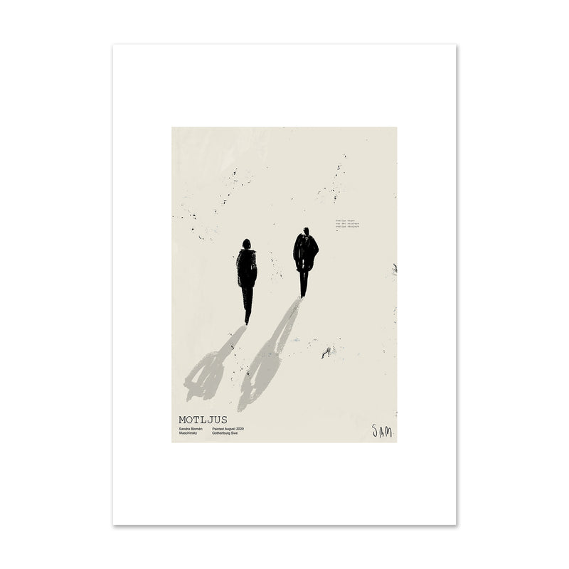 The Poster Club - Motljus von Sandra Blomen Maschinsky | 70 x 100 cm