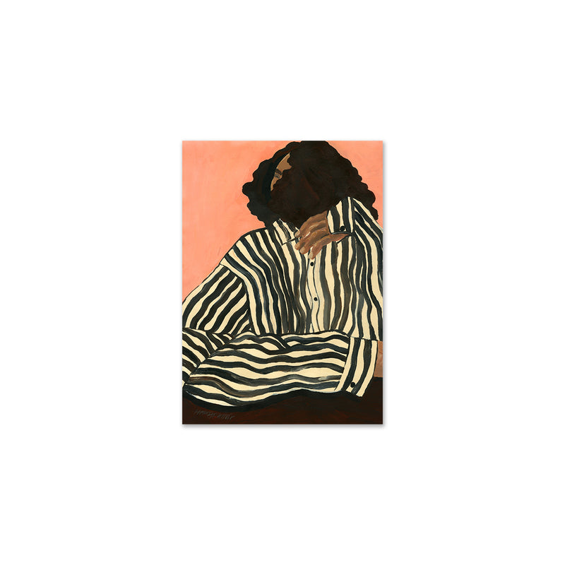 The Poster Club - Serene Stripes von Hanna Peterson | 21 x 29,7 cm