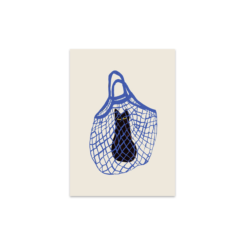 The Poster Club - The Cat’s In The Bag von Chloe Purpero Johnson | 30 x 40 cm