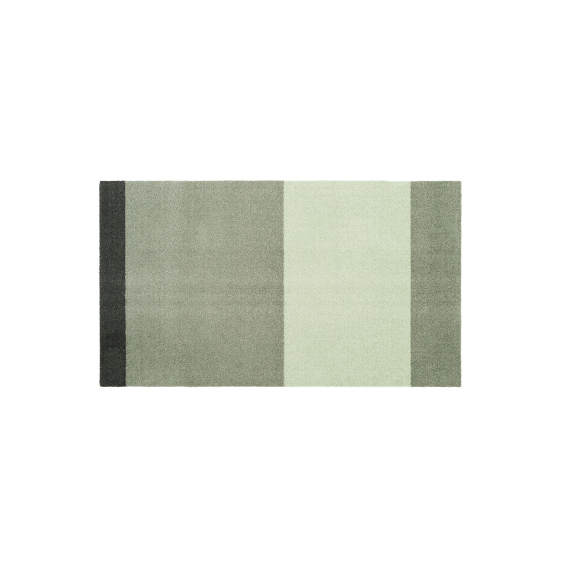 tica copenhagen - Stripes Horizontal Läufer | 67 x 120 cm / hell/dusty/dunkelgrün