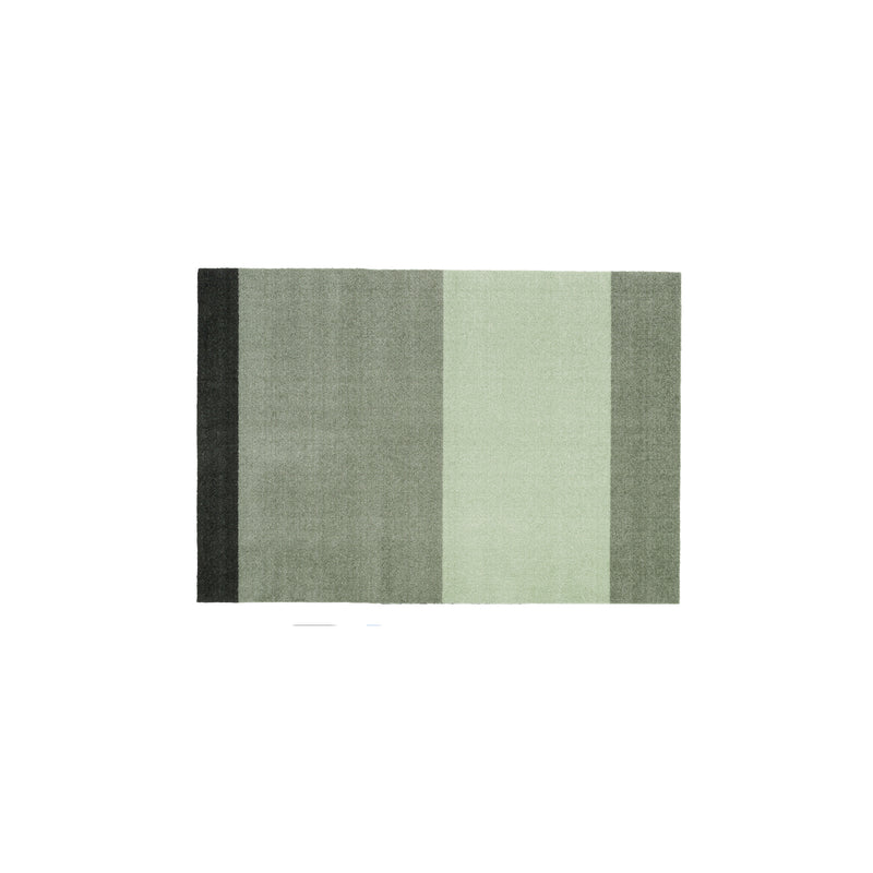 tica copenhagen - Stripes Horizontal Läufer | 90 x 130 cm / hell/dusty/dunkelgrün