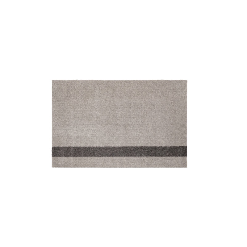 tica copenhagen - Stripes Vertical Läufer | 60 x 90 cm / hellgrau/stahlgrau