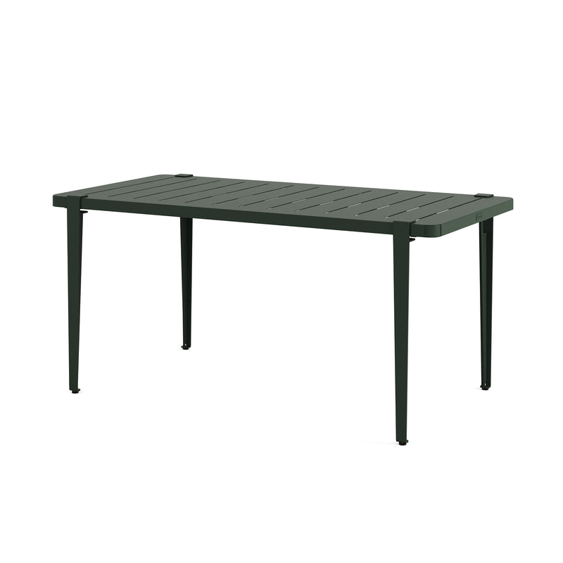 TipToe - Gartentisch MIDI Kollektion | 160 x 80 cm / waldgrün