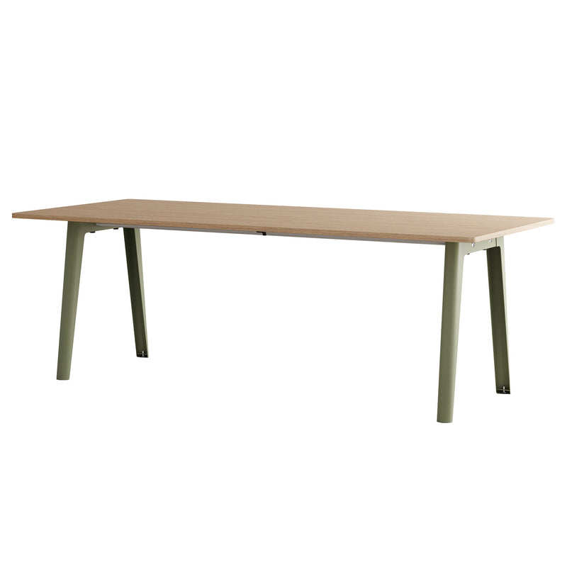 TipToe - NEW MODERN Esstisch | Eiche / 95 x 220 cm / khaki grün