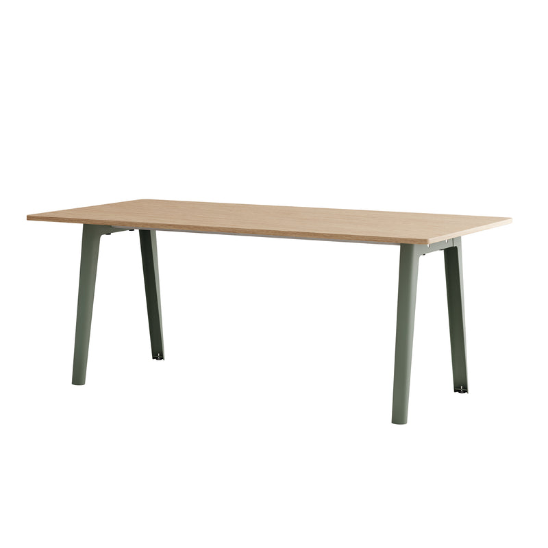 TipToe - NEW MODERN Esstisch | Eiche / 95 x 190 cm / eukalyptus grau