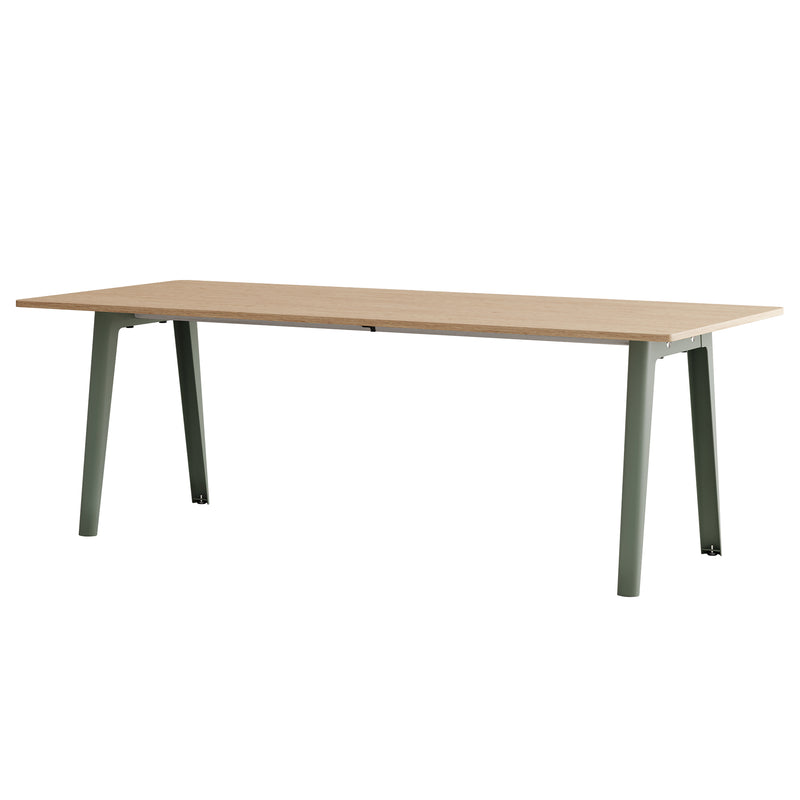 TipToe - NEW MODERN Esstisch | Eiche / 95 x 220 cm / eukalyptus grau