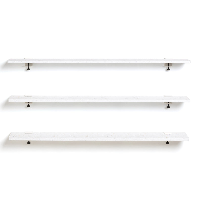 TipToe - Wandregal aus recyceltem Plastik | 150 x 20 cm