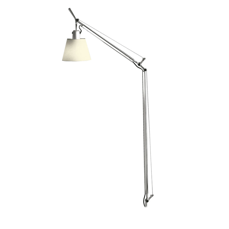 Artemide - Tolomeo Basculante Lettura Stehleuchte, Body & Schirm | Pergamentpapier