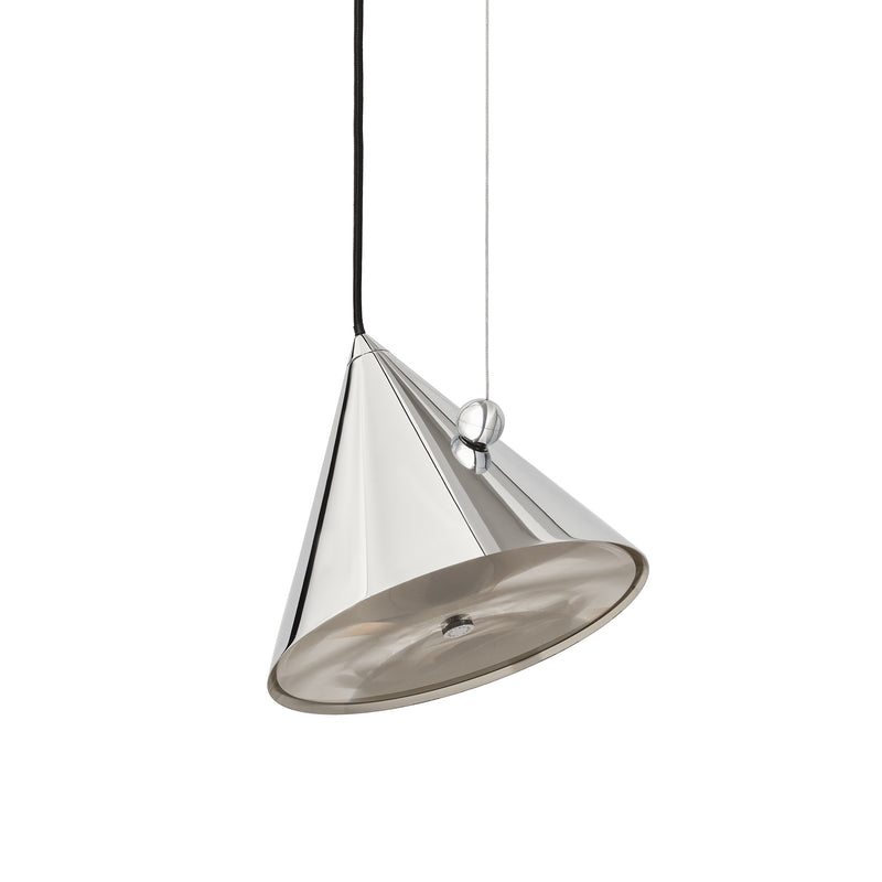 Tom Dixon - Pose LED Pendelleuchte | silber