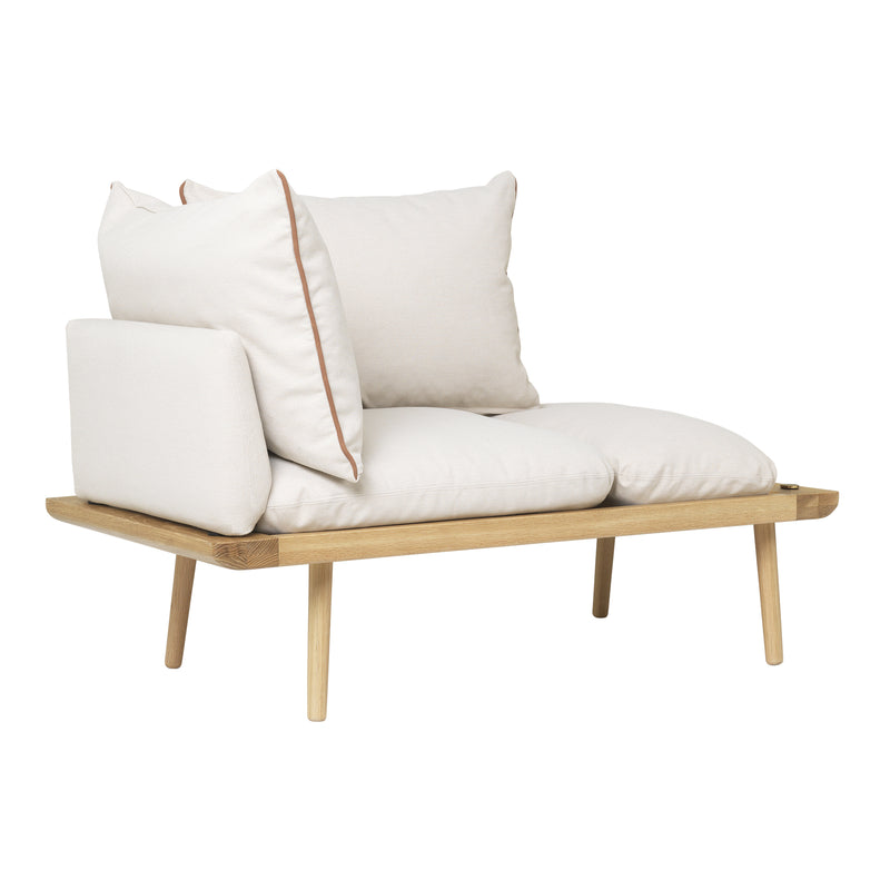 Umage - Lounge Around 1.5 Sitzer Sofa | Eiche / white sands