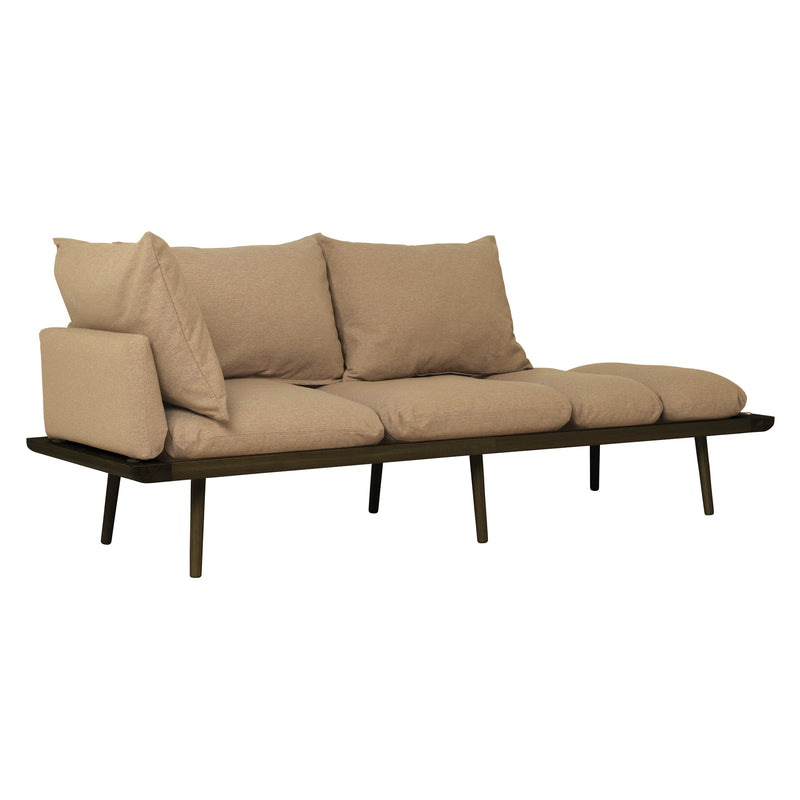 Umage - Lounge Around 3-Sitzer Sofa | sugar brown / Eiche dunkel