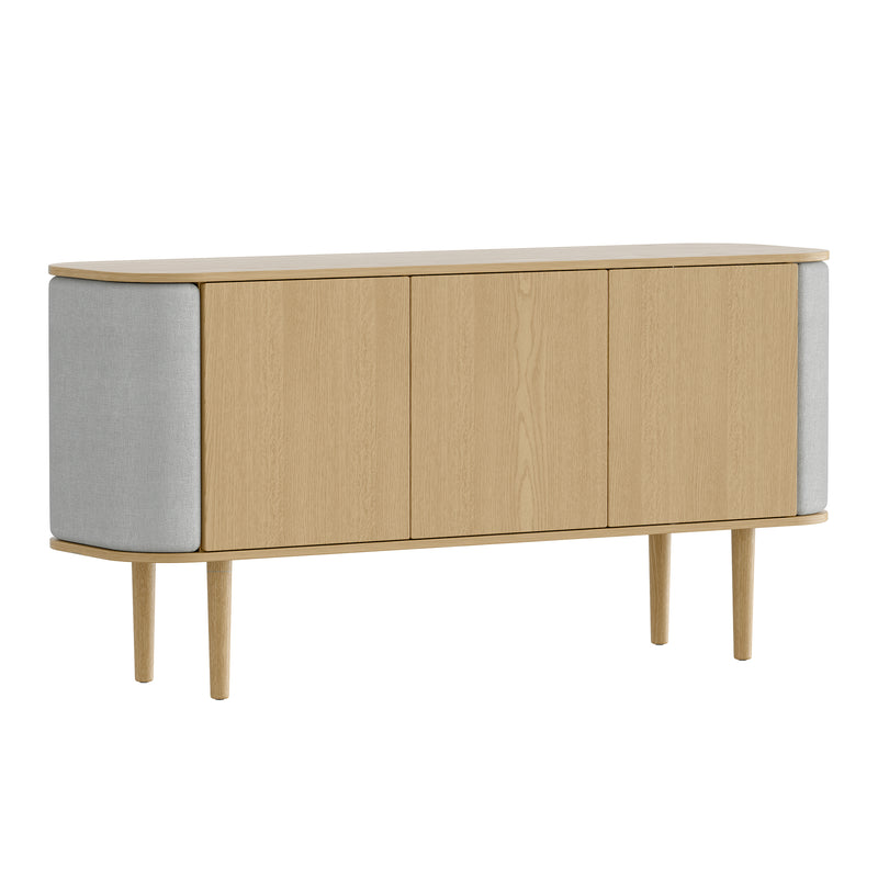 Umage - Treasures Sideboard | 3 Türen / Eiche natur / sterling