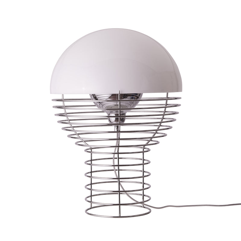 Verpan - Wire Tischleuchte | Ø 40 cm / weiß