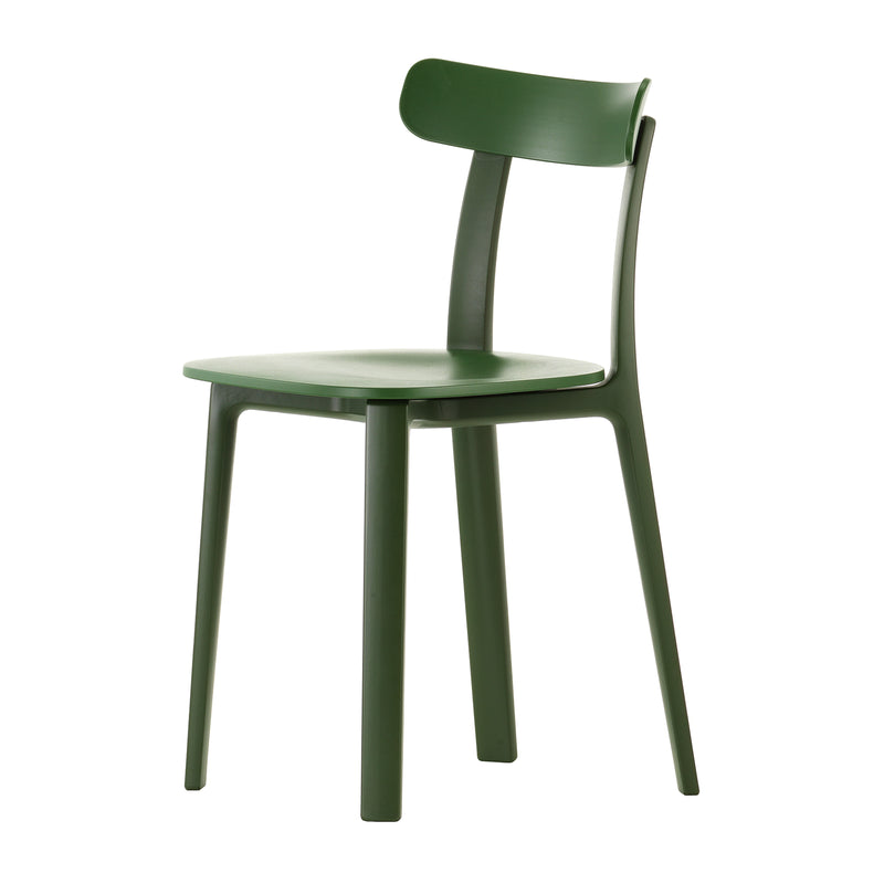 Vitra - All Plastic Chair | Filzgleiter / efeu - two tone