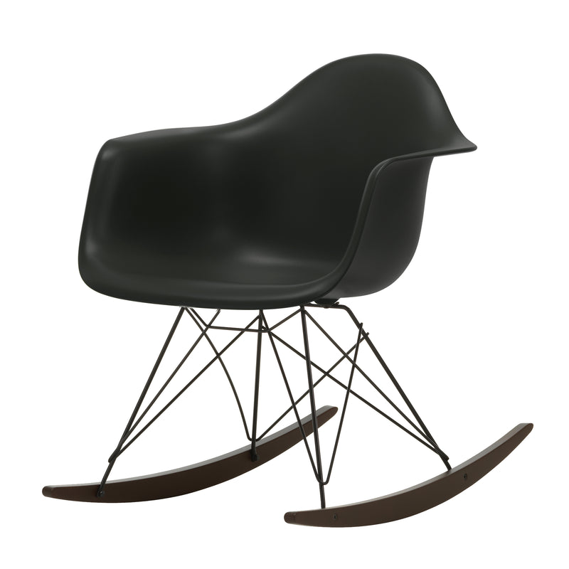 Vitra - Eames Plastic Armchair RAR | Kufen Ahorn dunkel / tiefschwarz RE / basic dark