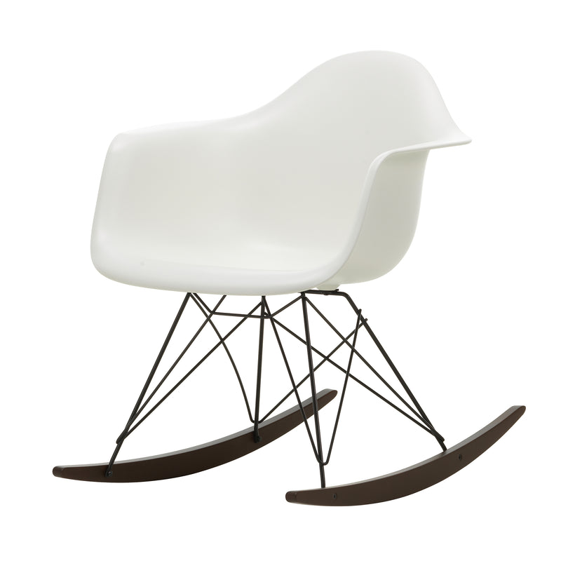 Vitra - Eames Plastic Armchair RAR | Kufen Ahorn dunkel / weiß / schwarz