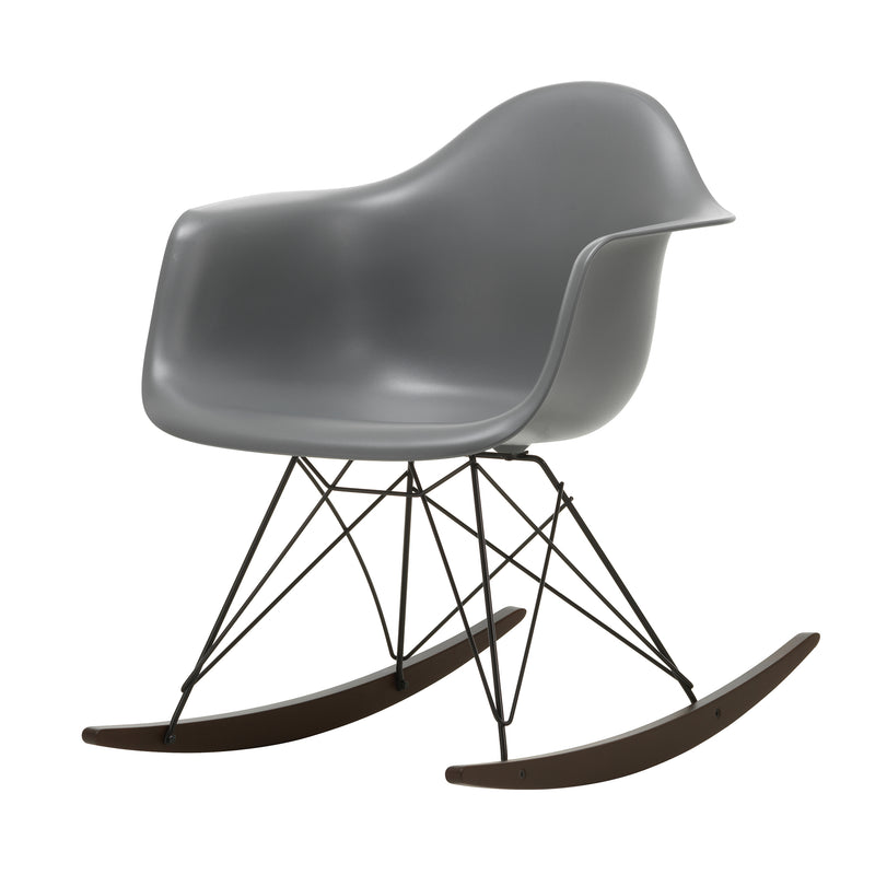 Vitra - Eames Plastic Armchair RAR | Kufen Ahorn dunkel / granitgrau RE / basic dark