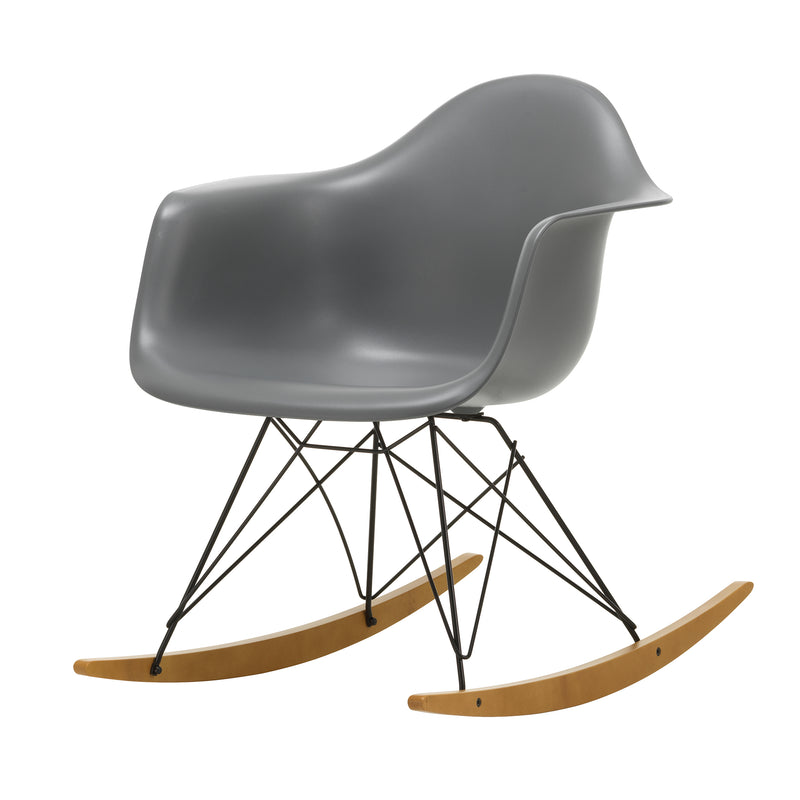 Vitra - Eames Plastic Armchair RAR | Kufen Ahorn gelblich / granitgrau RE / basic dark