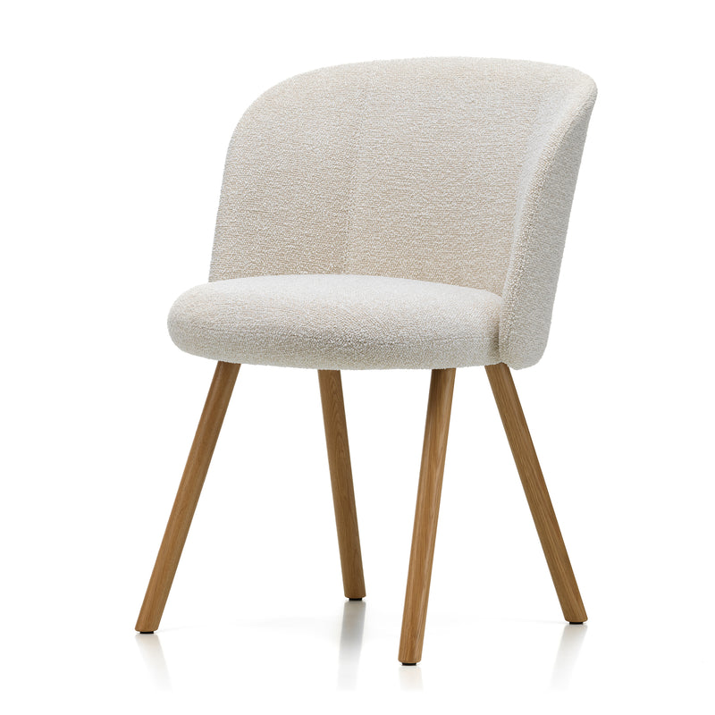 Vitra - Mikado Stuhl Holz | Nubia 01 elfenbein/perle