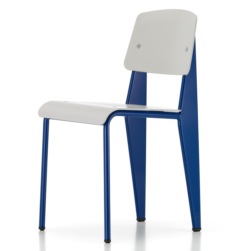 Vitra - Prouvé Standard SP Stuhl | Prouvé Bleu Marcoule / warmgrau