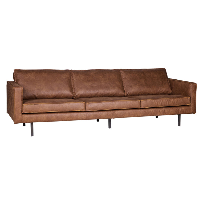 WOOOD Premium - Rodeo Sofa | Ecoleder cognac / 3-Sitzer