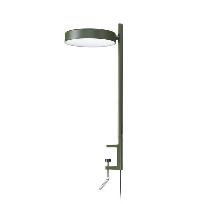 Wästberg - w242 Pastille alu LED Klemmleuchte c2 | oliv grün