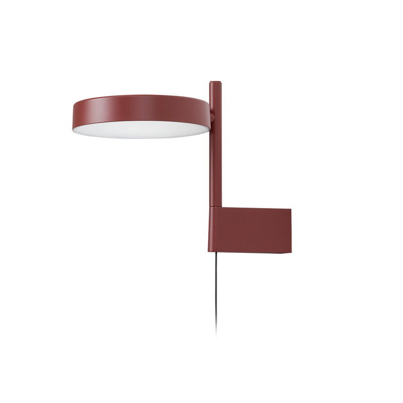 Wästberg - w242 Pastille alu LED Wandleuchte br1 | oxidrot RAL 3009