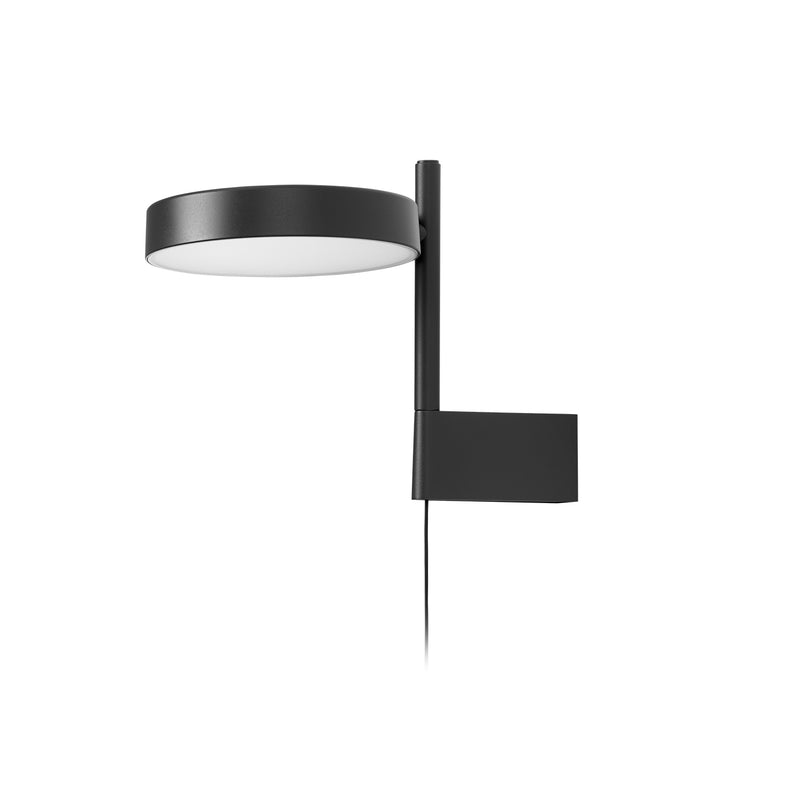 Wästberg - w242 Pastille alu LED Wandleuchte br1 | tiefschwarz