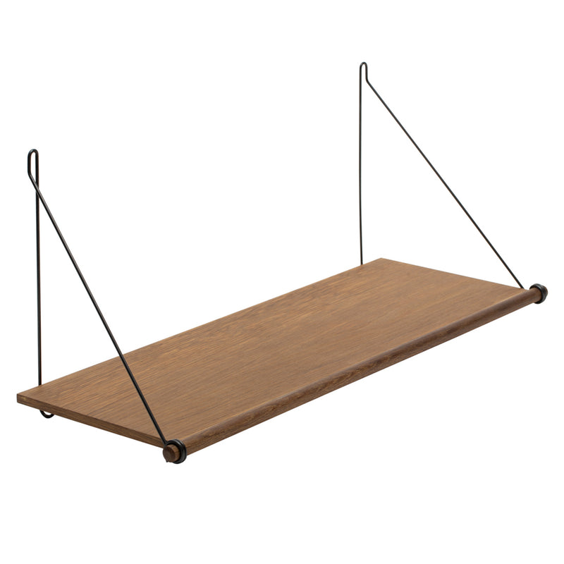 We Do Wood - Loop Shelf | Eiche geräuchert/schwarz