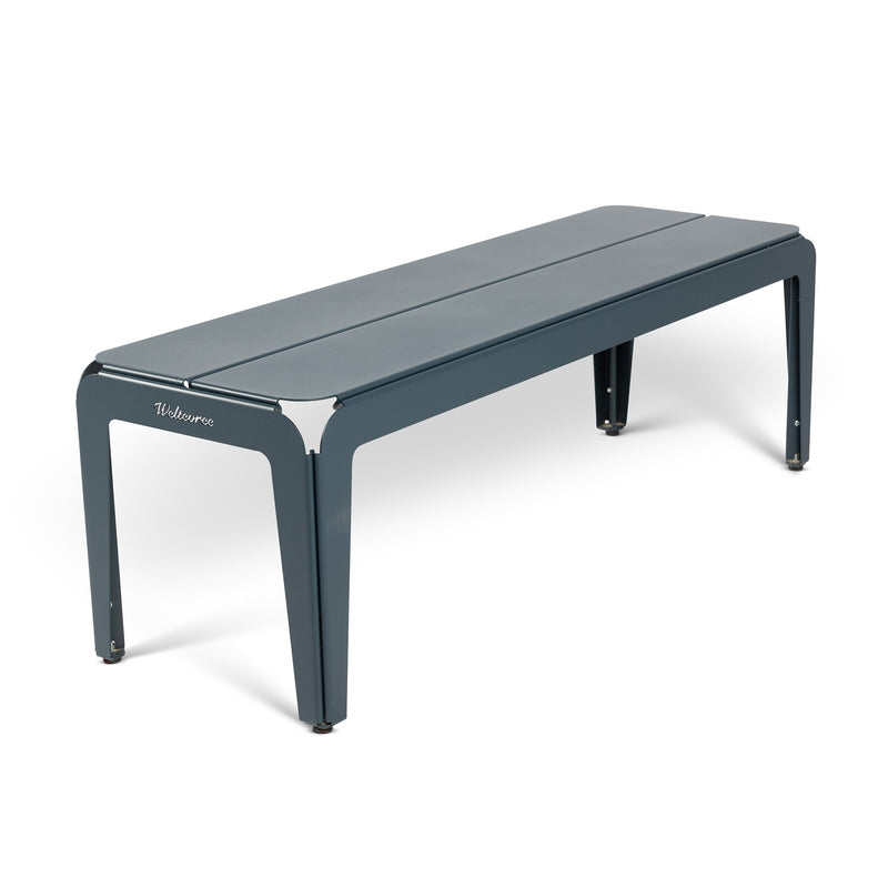Weltevree - Bended Bench Bank | ohne Rückenlehne / graublau