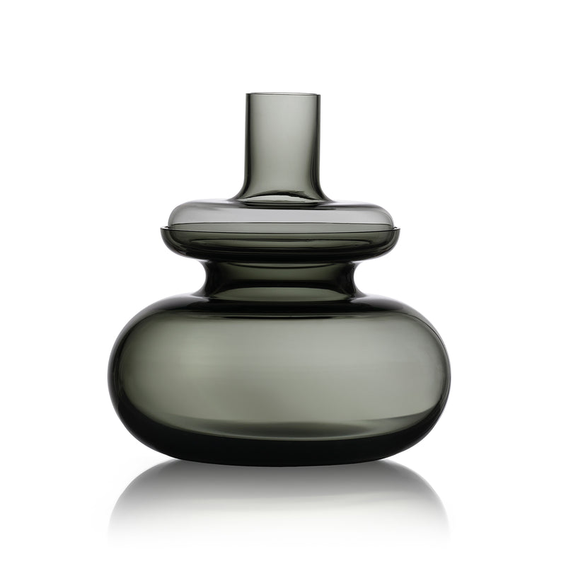Zone Denmark - Inu Vase | Ø 23 x 25 cm / smokey grey