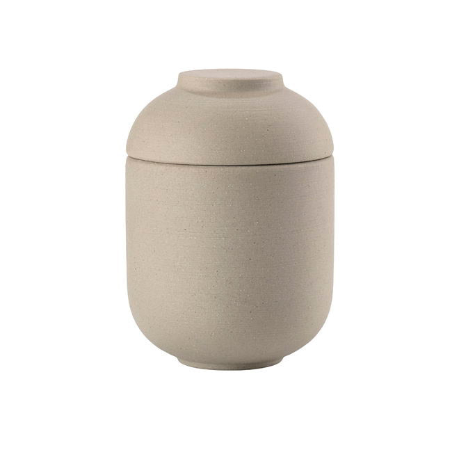 Zone Denmark - Sensu Gefäß mit Deckel | Ø 6,5 x 9 cm / taupe