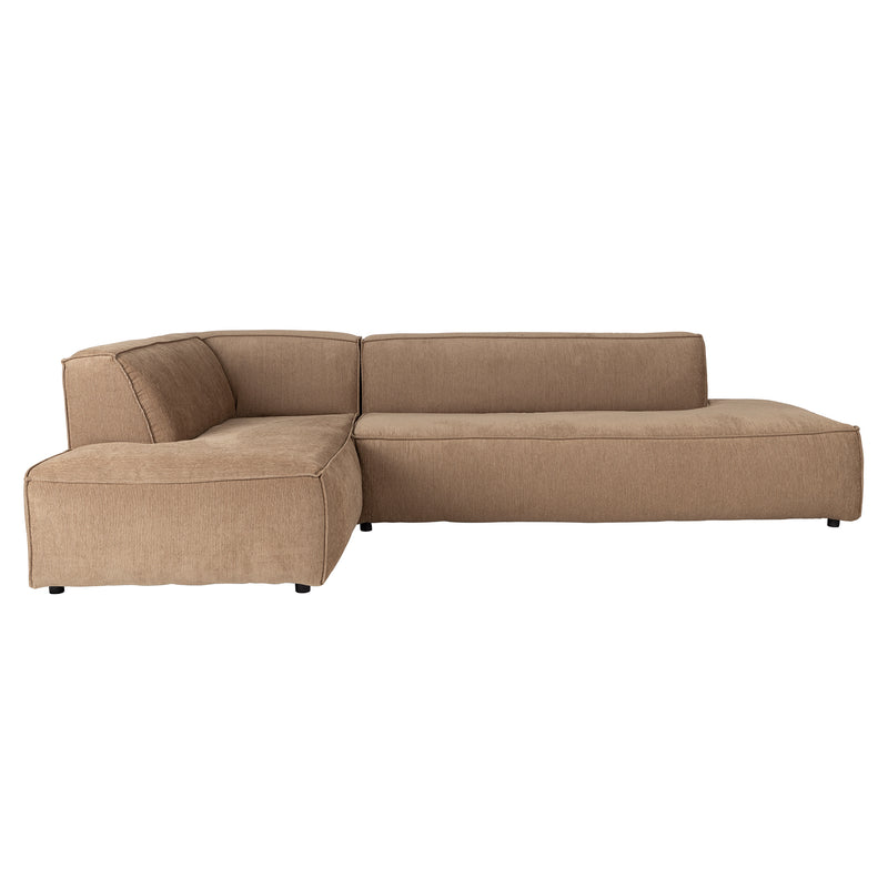 Zuiver - Fat Freddy Rib Ecksofa | links / caramel